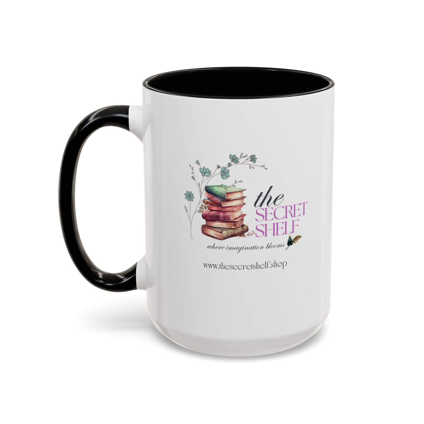 "The Secret Shelf" Accent Coffee Mug - Perfect for Book Lovers & Dreamers