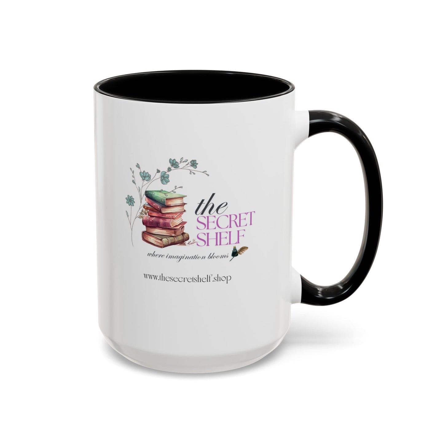 "The Secret Shelf" Accent Coffee Mug - Perfect for Book Lovers & Dreamers