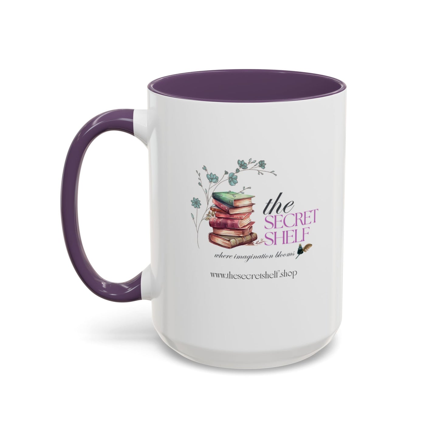 "The Secret Shelf" Accent Coffee Mug - Perfect for Book Lovers & Dreamers